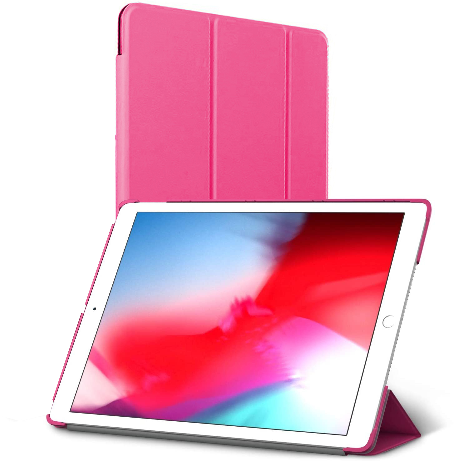 Apple iPad Mini 5 Kılıf CaseUp Smart Protection Koyu Pembe